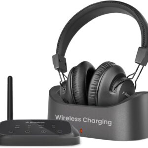 Avantree HT5009 Plus – Ultra Comfortable Wireless Headphones for TV Watching, 60h Playtime, Clear Voice & Enhanced Volume for Seniors & Hard of Hearing, Compatible with Samsung, LG & Other TVs