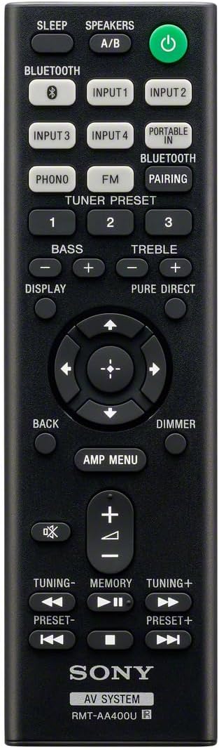 Sony STRDH190 2-ch Home Stereo Receiver with Phono Inputs & Bluetooth Black - Image 4