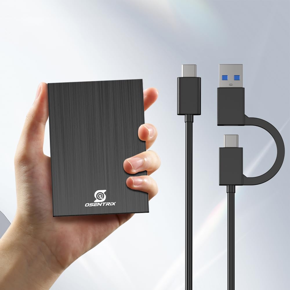 O2-BK 2TB USB 3.0 Pocket-Size Portable External Hard Drive (for Windows, MacOS, Xbox, PS) - Image 5
