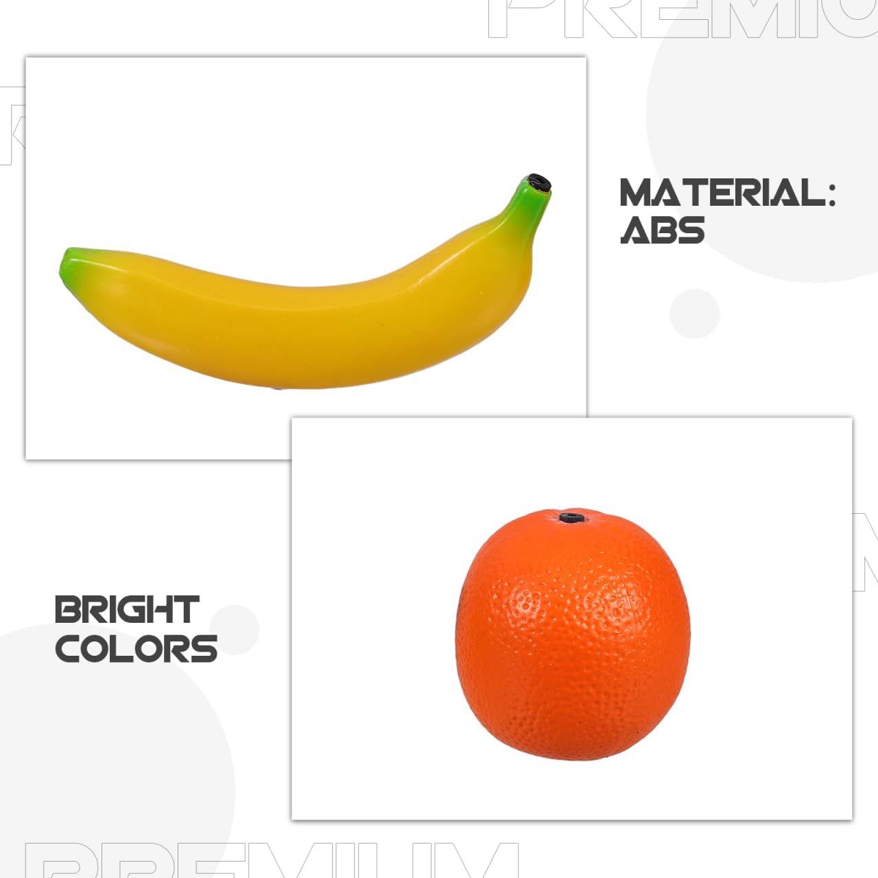 SUPVOX 2pcs Musical Instruments Fruit Shakers (Banana & Orange): Crystal-Clear Sound, Durable ABS Plastic, Fun Musical Toys for Ages 3+ - Ideal for Classroom Learning & Home Play - Image 6