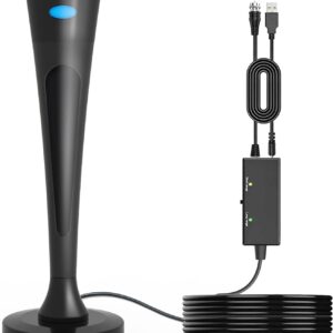 2025 TV Antenna for Local Channels,Long Range TV Antenna Indoor/Outdoor, HD Antenna for Smart TV with 16.5ft Cable Supports 4K 8K 1080p