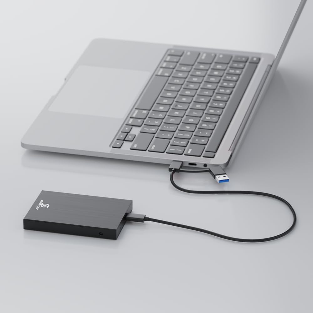 O2-BK 2TB USB 3.0 Pocket-Size Portable External Hard Drive (for Windows, MacOS, Xbox, PS) - Image 7