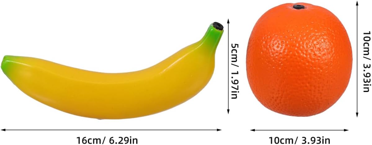 SUPVOX 2pcs Musical Instruments Fruit Shakers (Banana & Orange): Crystal-Clear Sound, Durable ABS Plastic, Fun Musical Toys for Ages 3+ - Ideal for Classroom Learning & Home Play - Image 5