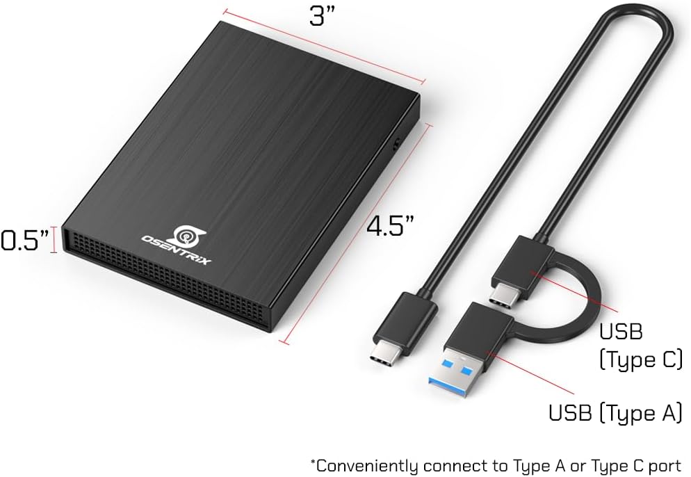 O2-BK 2TB USB 3.0 Pocket-Size Portable External Hard Drive (for Windows, MacOS, Xbox, PS) - Image 3