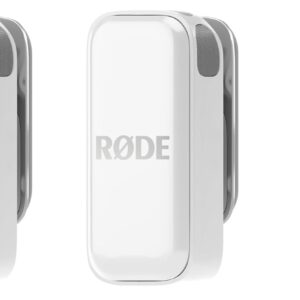 RØDE Wireless Micro – Compact Wireless Microphone, Two Mics with Charge Case for Smartphone Content Creation – Lightning, White
