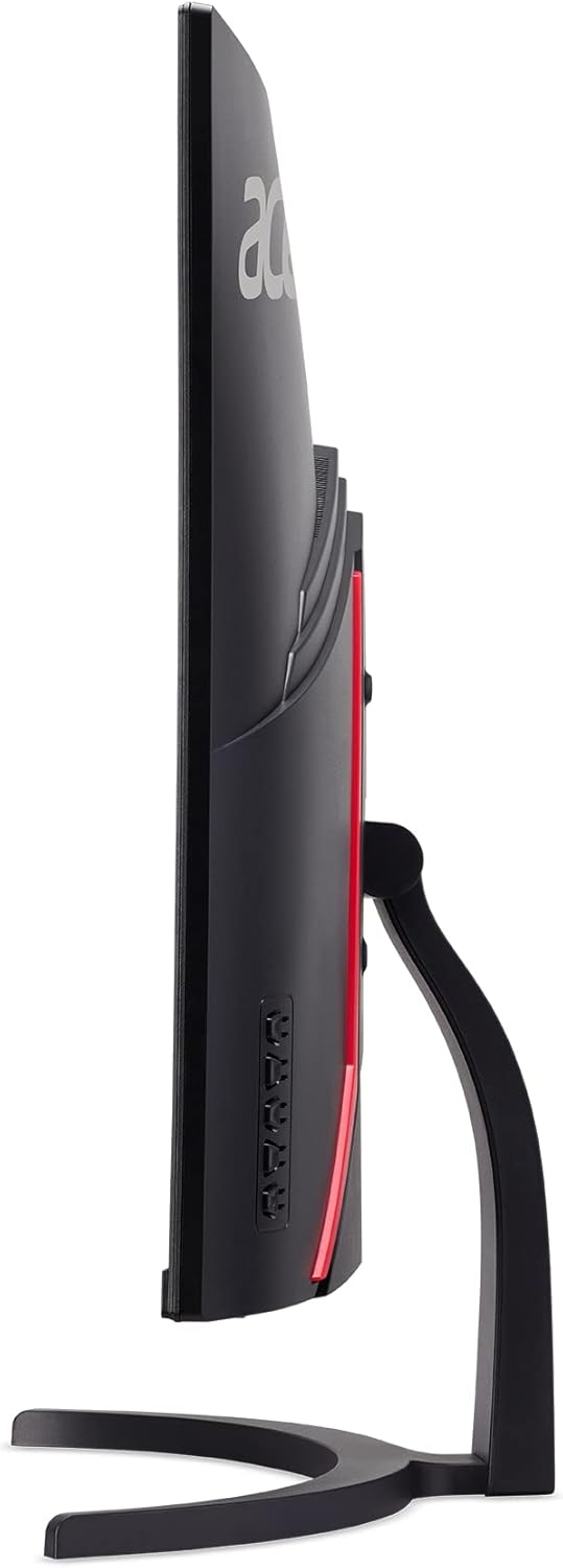 Acer Nitro 31.5 Inch WQHD 2560 x 1440 1500R Curved Gaming Monitor | AMD FreeSync | Up to 180Hz Refresh | 1ms (VRB) | Tilt | One Display Port 1.4 & Two HDMI 2.0 | EDA323QU S3bmiiphx - Image 10