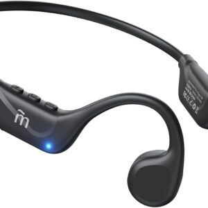 Bone Conduction Headphones,Open Ear Headphones Bluetooth5.4 with Mic,Wireless Headphones 10H Playtime, Waterproof Sport Headphone Suitable for Running,Cycling, Outdoor Sports Black