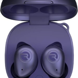 Raycon Fitness Bluetooth True Wireless Earbuds with Built in Mic 56 Hours of Battery IPX7 Waterproof Active Noise Cancellation and Awareness Mode Bluetooth 5.3 Portable Sport (Purple)