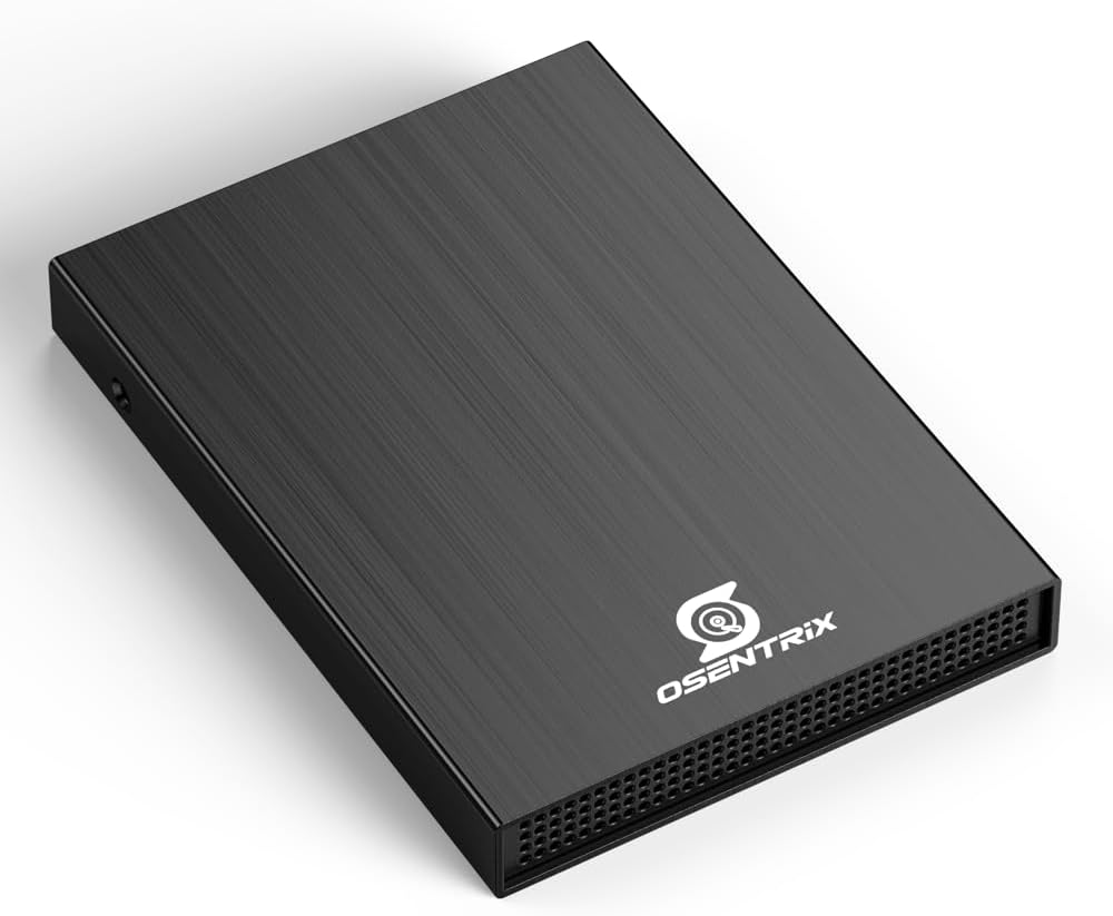 O2-BK 2TB USB 3.0 Pocket-Size Portable External Hard Drive (for Windows, MacOS, Xbox, PS)