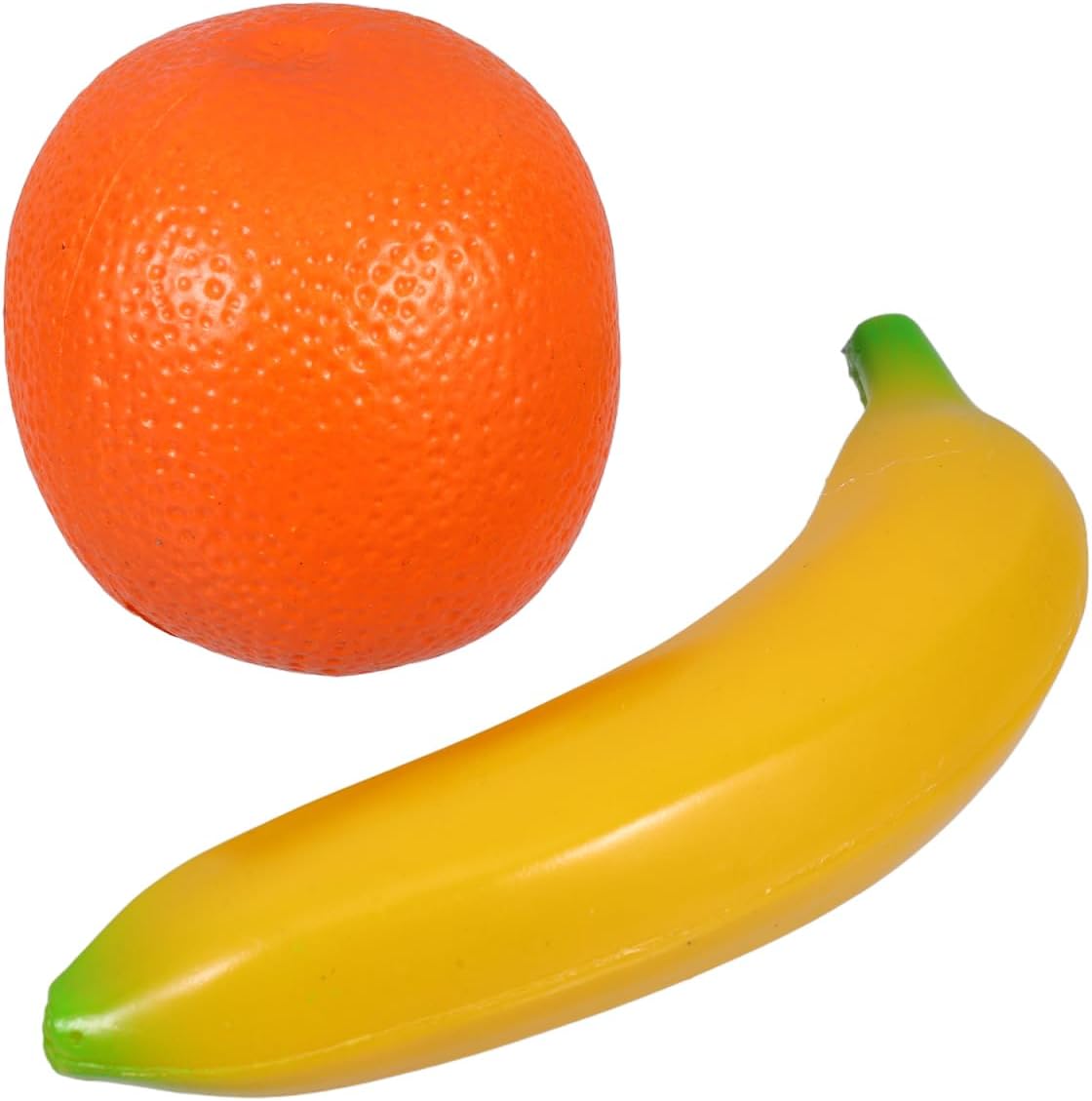 SUPVOX 2pcs Musical Instruments Fruit Shakers (Banana & Orange): Crystal-Clear Sound, Durable ABS Plastic, Fun Musical Toys for Ages 3+ - Ideal for Classroom Learning & Home Play