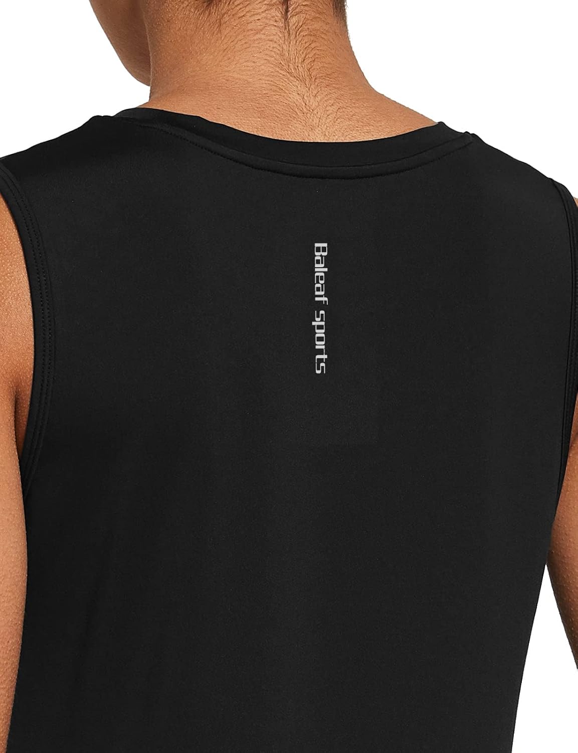 baleaf Workout Tank Tops for Women Sleeveless Running Athletic Loose Fit Yoga Tops Active Shirts Sports Gym Exercise - Image 4