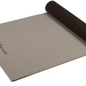 Gaiam Solid Color Yoga Mat, Non Slip Exercise & Fitness Mat for All Types of Yoga, Pilates & Floor Exercises