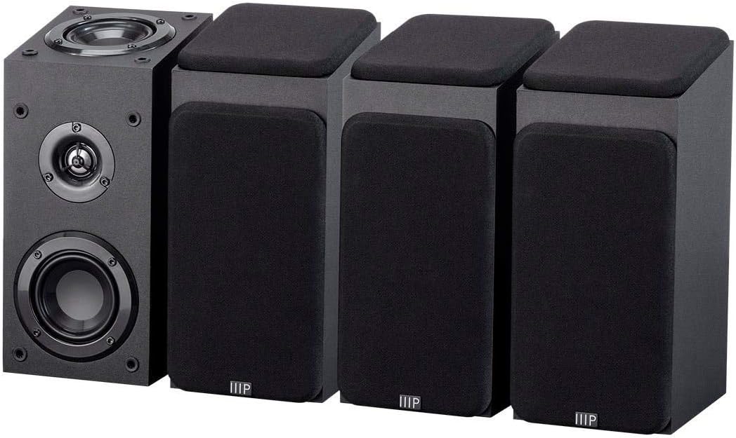 Monoprice Premium 5.1.4-Ch. Immersive Home Theater System - with 8 Inch 200 Watt Subwoofer, Dolby Atmos Compatible, Black - Image 3