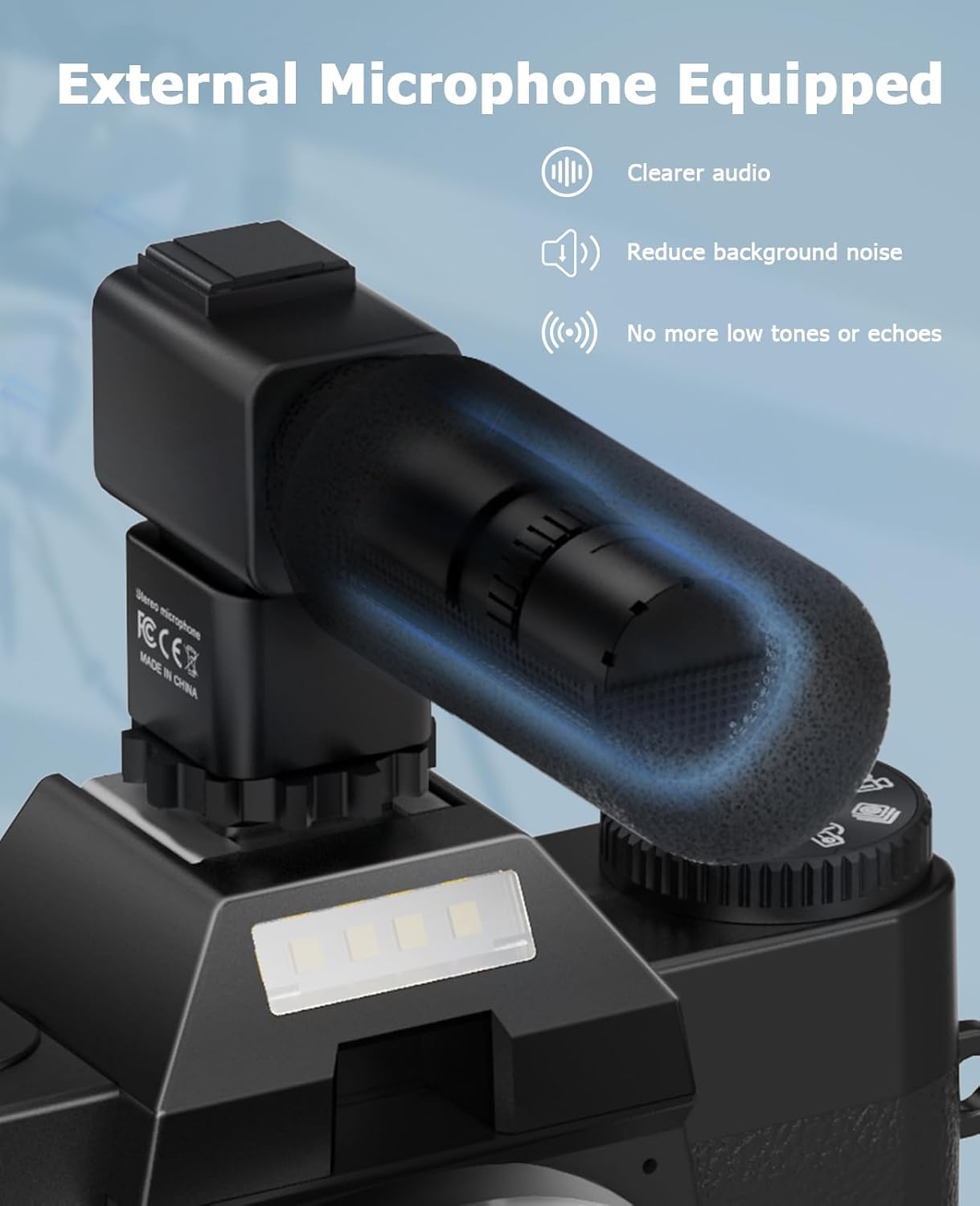 FLATIC Cameras for Photography, 6K 64MP Digital Camera with WiFi & Microphone for Youtuber, 16X Zoom Vlogging Camera with 180°Flip Screen, 64GB Card, 2 Batteries, Macro & Wide-Angle Lens, Card Reader - Image 7