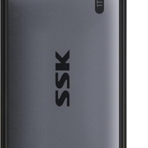 SSK Portable SSD 1TB External Solid State Drives, up to 1050MB/s USB C SSD External Hard Drive USB 3.2 Gen2 for iPhone 15/Pro, Windows, Mac, Android Phones and Tablets