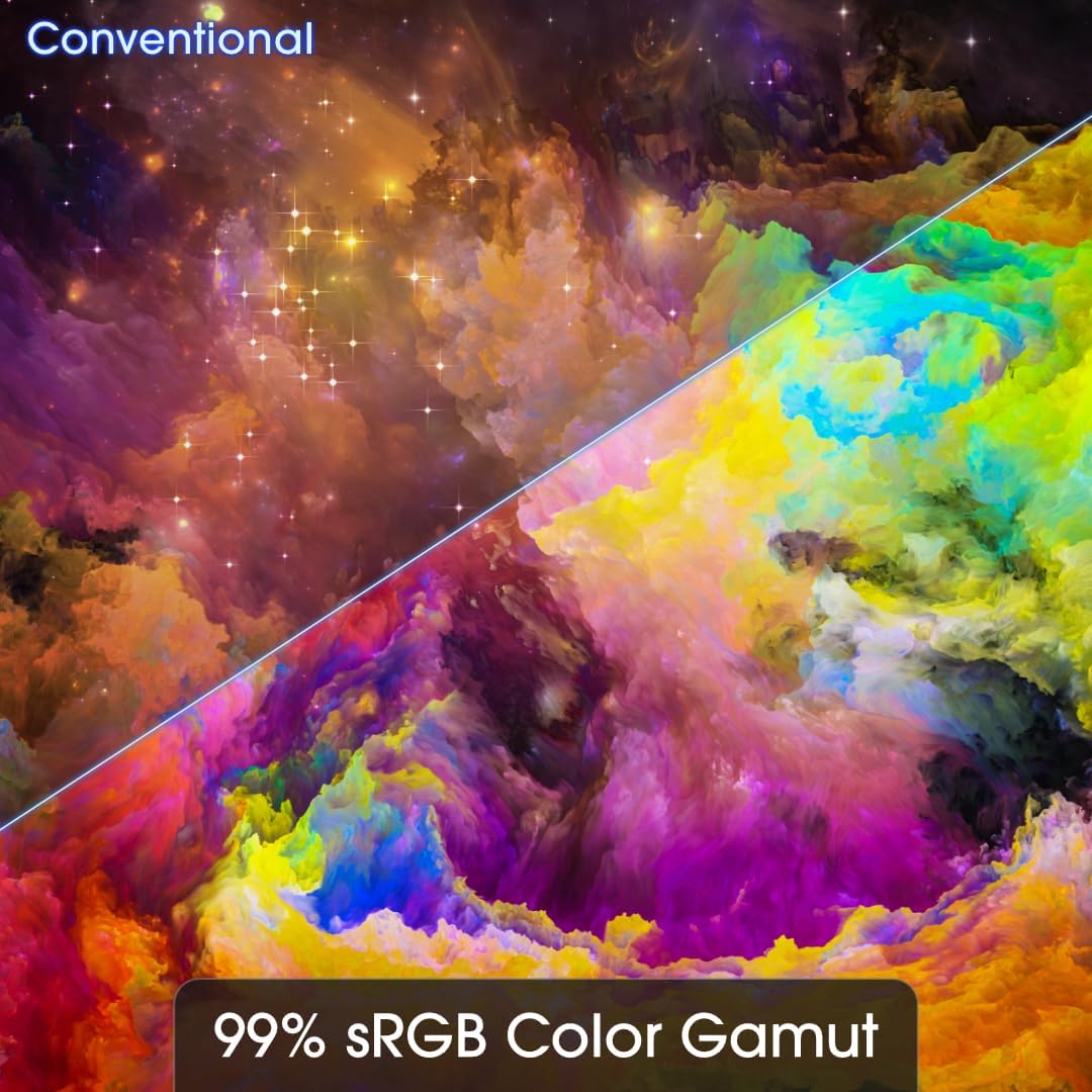 Sceptre 24-inch Curved Gaming Monitor 1080p up to 165Hz DisplayPort HDMI 99% sRGB, AMD FreeSync Build-in Speakers Machine Black (C248B-FWT168) - Image 8