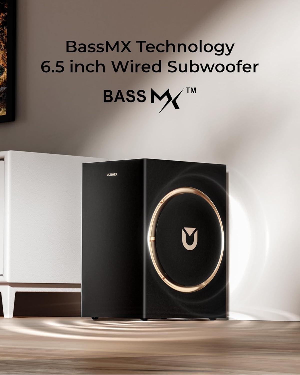 ULTIMEA 3.1.2ch Sound Bar with Dolby Atmos, Surround Sound System for TV with 6.5 inch Subwoofer, Sound Bar for Smart TV, Soundbar with Subwoofer for Home Theater, BT 5.4, HDMI eARC, Skywave F30 Boom - Image 4