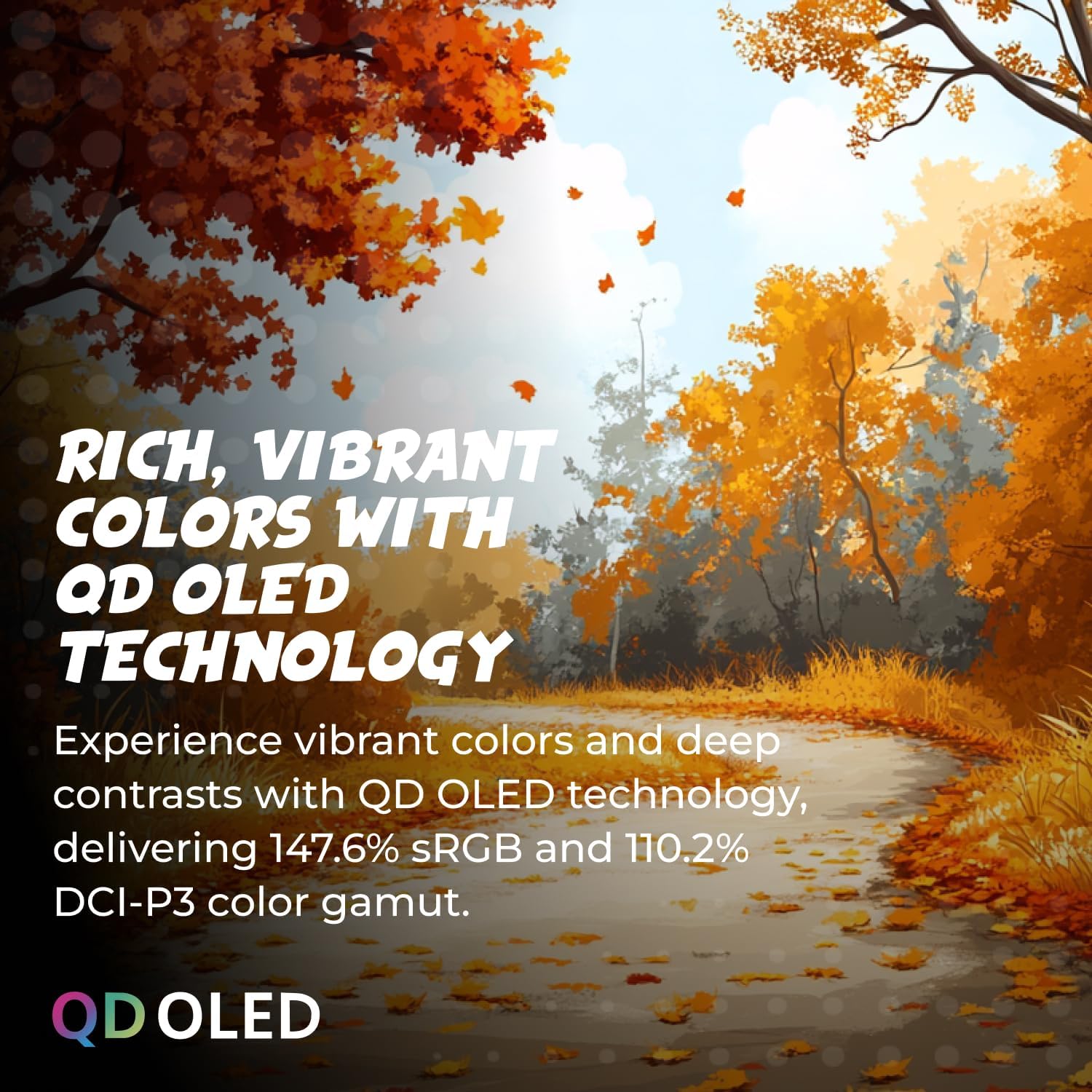 AOC Q27G4ZD 27" QD OLED Gaming Monitor, QHD 2560 x 1440, 240Hz 0.03ms, HDMI 2.0 x2, Display Port x2, G-Sync Compatible, Console Gaming Ready, 3-Year Zero-Bright-Dot - Image 3