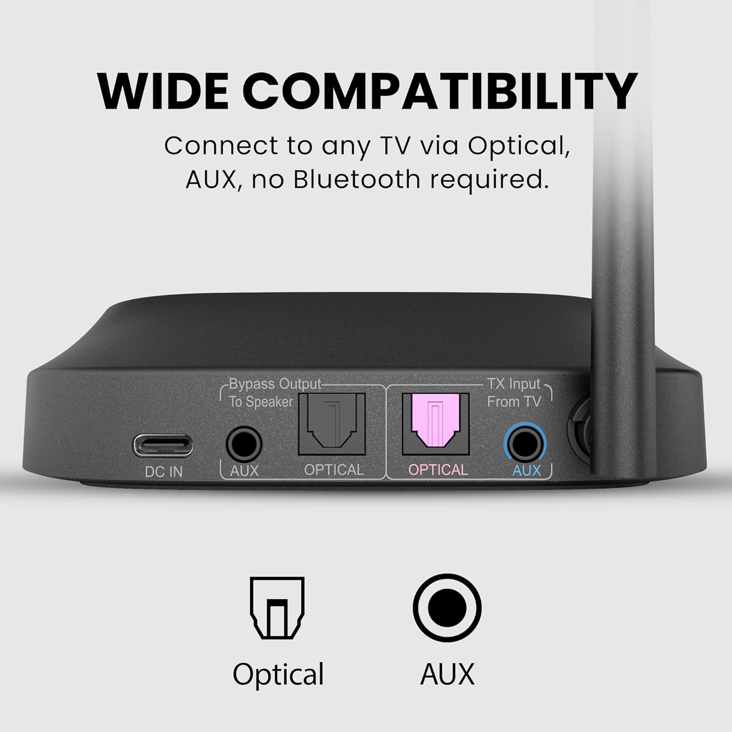 Avantree HT5009 Plus - Ultra Comfortable Wireless Headphones for TV Watching, 60h Playtime, Clear Voice & Enhanced Volume for Seniors & Hard of Hearing, Compatible with Samsung, LG & Other TVs - Image 7