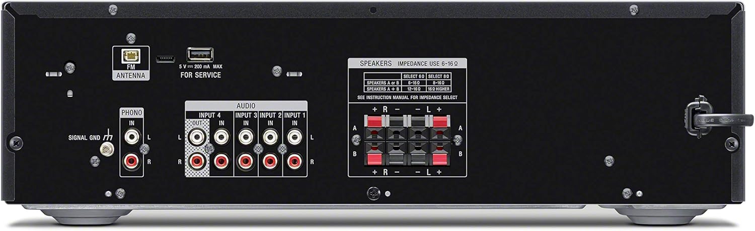 Sony STRDH190 2-ch Home Stereo Receiver with Phono Inputs & Bluetooth Black - Image 2