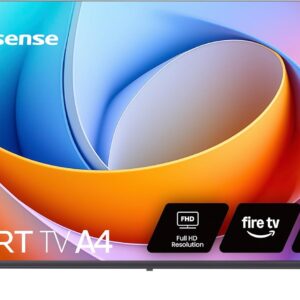 Hisense 32-Inch Class A4 Series FHD 1080p Smart Fire TV (32A4NF, 2025 Model) – DTS Virtual: X, Slim Bezel Design, Alexa Built in