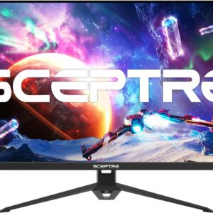 Sceptre IPS 24” Gaming Monitor 165Hz 144Hz Full HD (1920 x 1080) FreeSync Eye Care FPS RTS DisplayPort HDMI Build-in Speakers, Machine Black 2020 (E248B-FPT168),IPS 24″ 165Hz