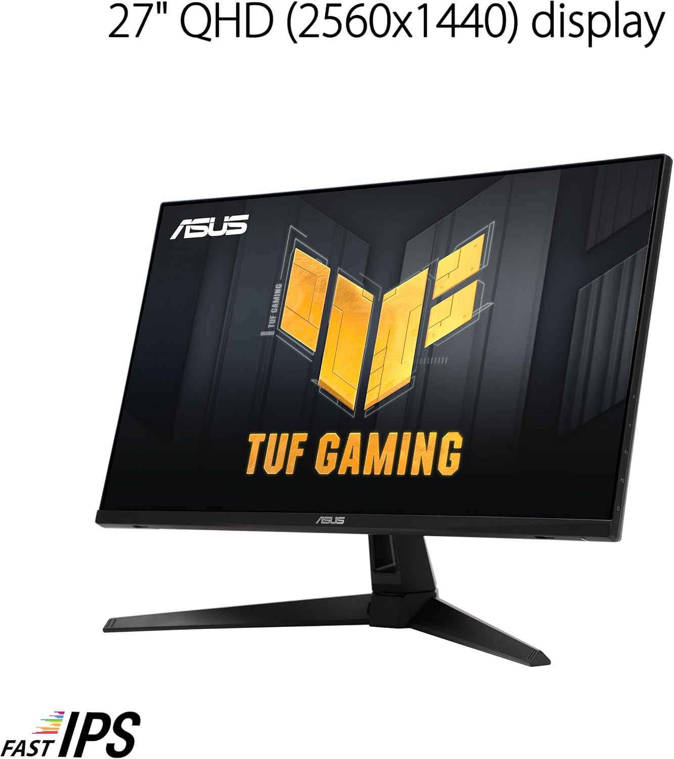 ASUS TUF Gaming 27” 1440P Monitor (VG27AQM5A) - QHD (2560x1440), 300Hz, Fast IPS, Extreme Low Motion Blur Sync, 0.3ms, Speaker, 95% DCI-P3, Shadow Boost, DisplayWidget Center, 3 yr Warranty - Image 3