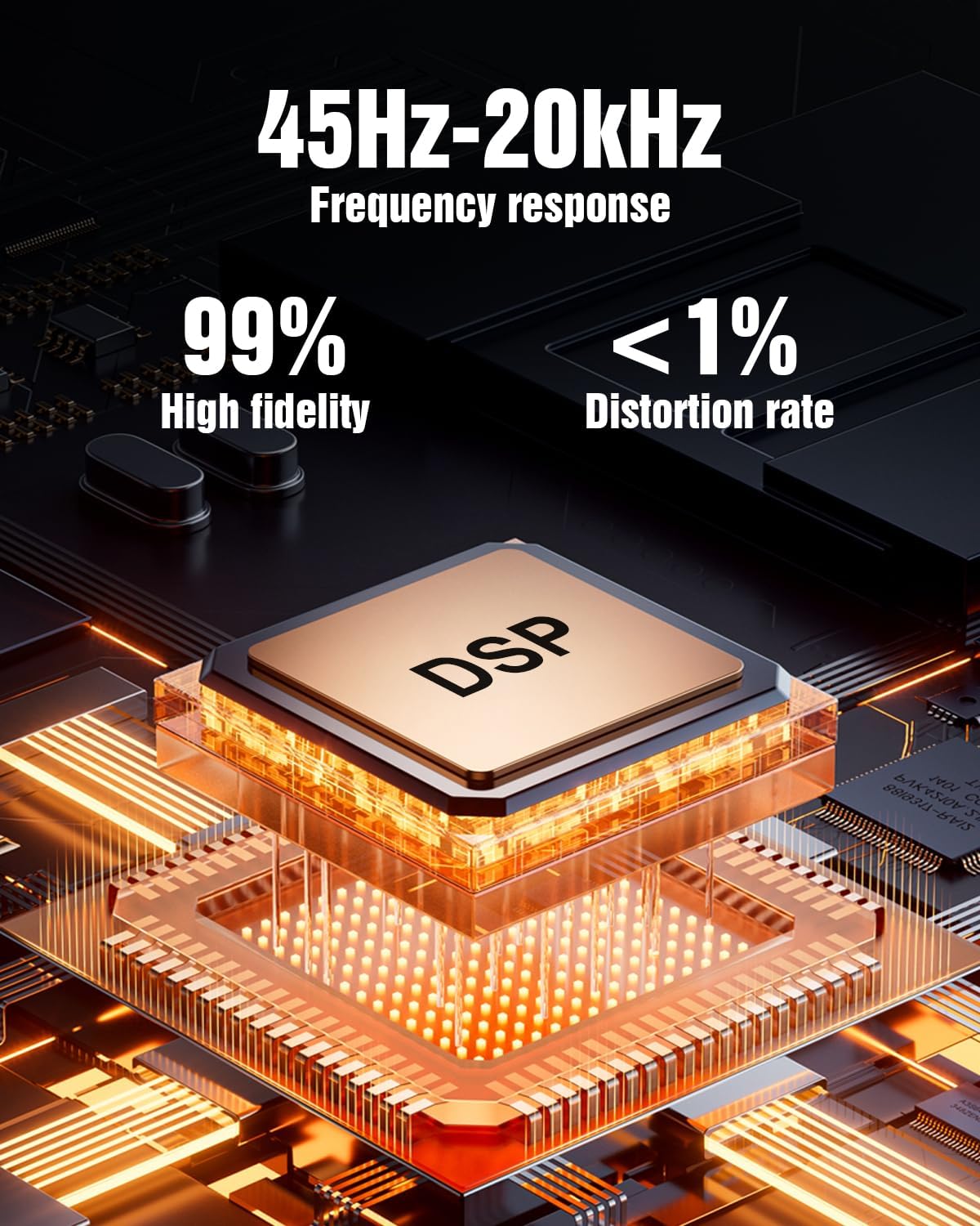 Hiwill 4.1ch Sound Bar with Dolby Atmos, 300W Sound Bar for Smart TV with Subwoofer, 2 Front Surround Speakers, Soundbar for TV Speaker, Adjustable Bass, Surround Sound System for TV, HiElite A41 - Image 7