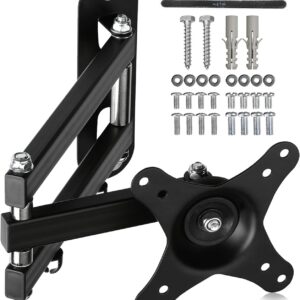 Suptek TV Wall Mount Swivel Tilt Rotation Full Motion Adjustable Articulating for Most 15-32 inch LED, LCD Monitor Wall Mount VESA 75,100 (MA2720)