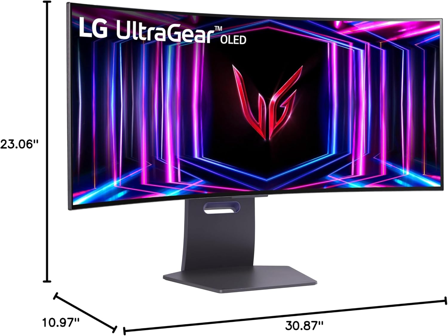 LG 34GS95QE 34-inch Ultragear OLED Curved Gaming Monitor WQHD 1440p 800R 240Hz 0.03ms AMD FreeSync Premium Pro NVIDIA G-Sync HDMI 2.1 DisplayPort Tilt/Height/Swivel Stand Black - Image 13
