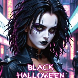 Black Halloween Makeup: Gothic and Horror Guide-Step-by-Step Face Painting and Dark Designs for Halloween
