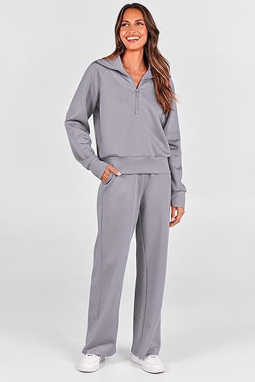 PRETTYGARDEN Women's 2 Piece Outfits Casual Lapel - Image 3