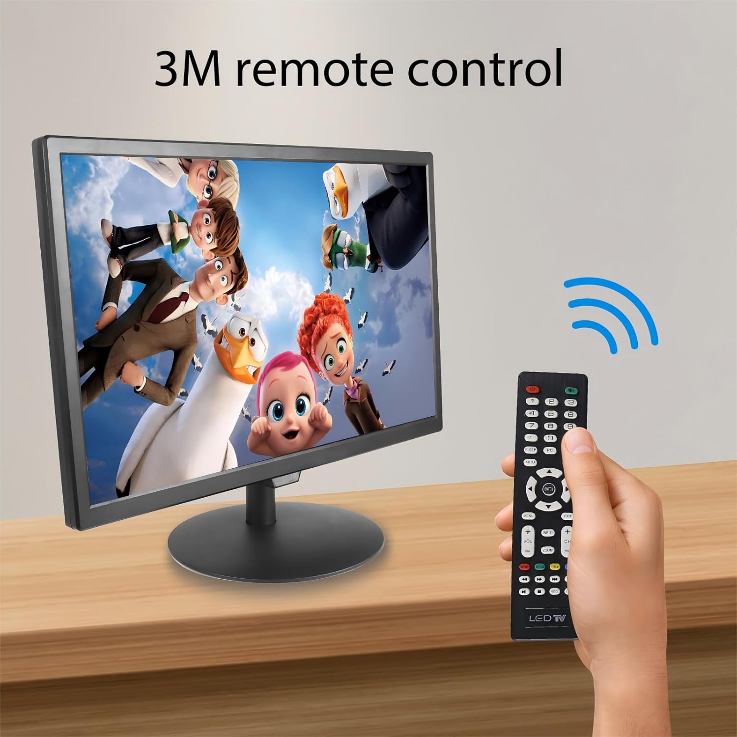 19 Inch TV 1440 * 900 HD Flat Screen Widescreen TV with ATSC Tuner Antenna,Remote/HDMI/USB/AV/VGA Input, Suitable for Kitchen Bedroom RV Camper (No Smart TV) - Image 8