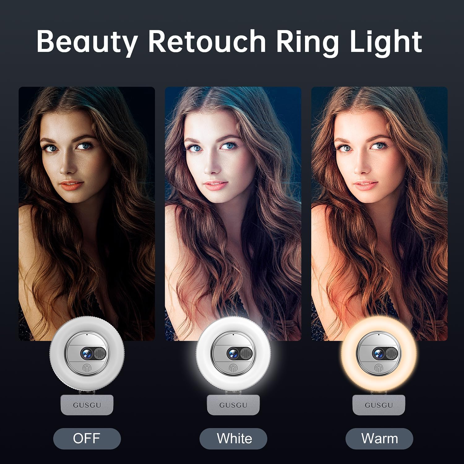 GUSGU G910 2K Quad HD Webcam for PC, with Microphone & Light & Privacy Cover, Web Camera for Desktop Computer/Laptop/MacBook, USB Streaming Camera - Image 3