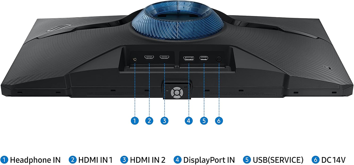 SAMSUNG 25" Odyssey G4 Series FHD Gaming Monitor, IPS, 240Hz, 1ms, G-Sync Compatible, AMD FreeSync Premium, HDR10, Ultrawide Game View, DisplayPort, HDMI, Fully Adjustable Stand, LS25BG402ENXGO - Image 2