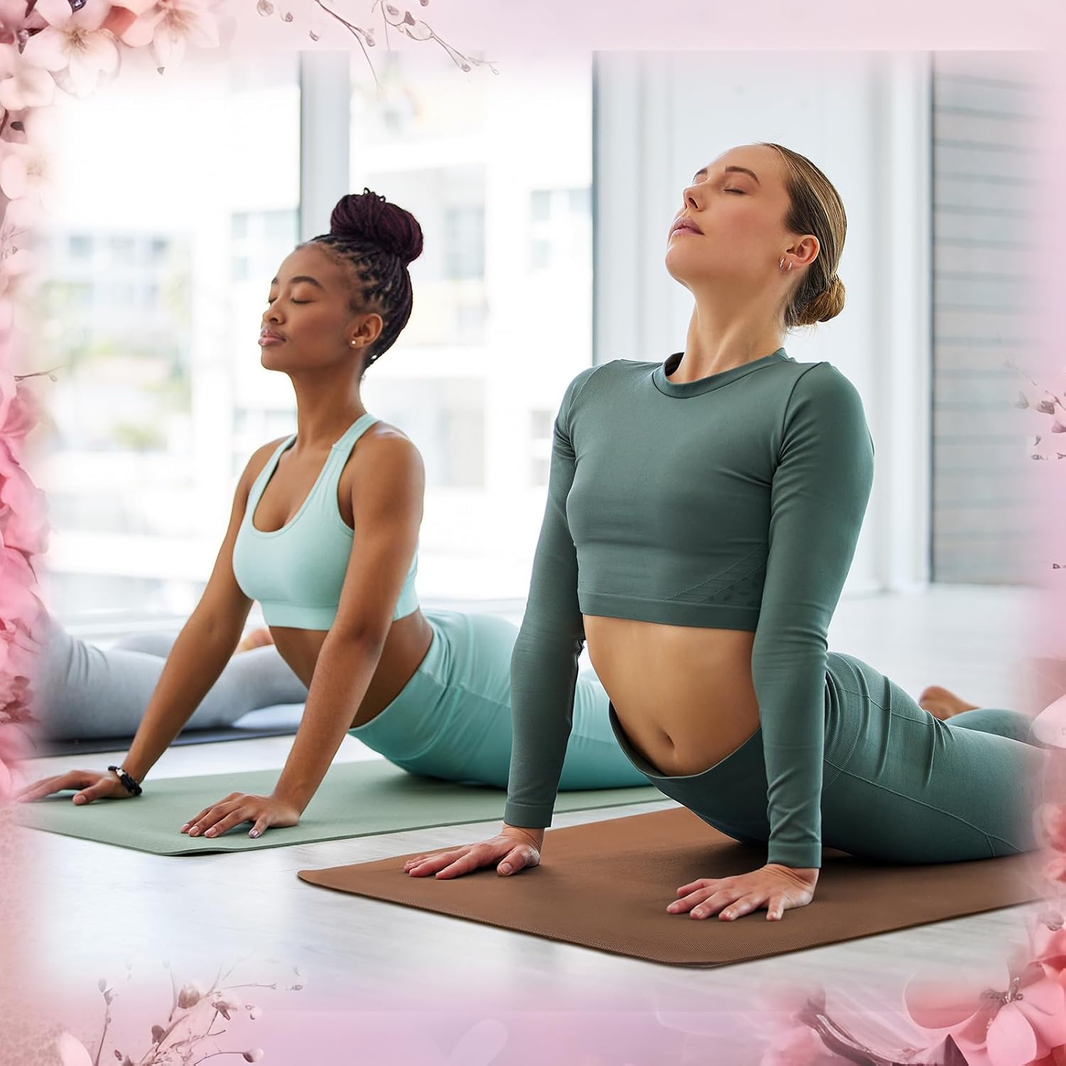 Timgle 6 Pack Yoga Mats Bulk Non Slip Exercise Yoga Mat Thick Anti Slip Tear Resistant Sports Gym for Fitness Stretching Home Workout and Studio - Image 5