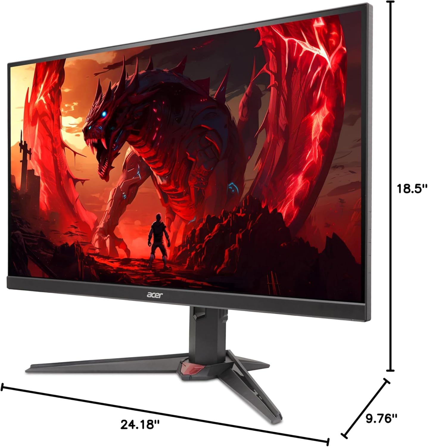 Acer Nitro 27" WQHD 2560x1440 IPS PC Gaming AMD FreeSync Premium | 300Hz | Up to 0.5ms | 99% sRGB | DisplayHDR 400 | ErgoStand | VESA Mounting | 1 x DP 1.4 & 2 x HDMI 2.1 | XV272U F3bmiiprx - Image 14