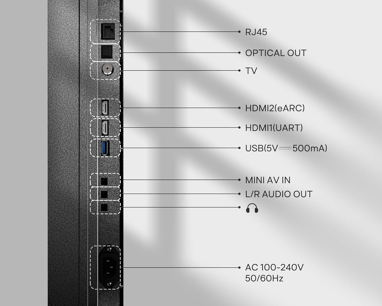 SYLVOX 32 inch Outdoor TV, Full Sun Outdoor Television 1500 Nit High Brightness, 1080P FHD Sunlight Readable Display, IP55 Weatherproof TV, Smart TVs for Outdoor Entertainment (Pool SE/2025) - Image 13