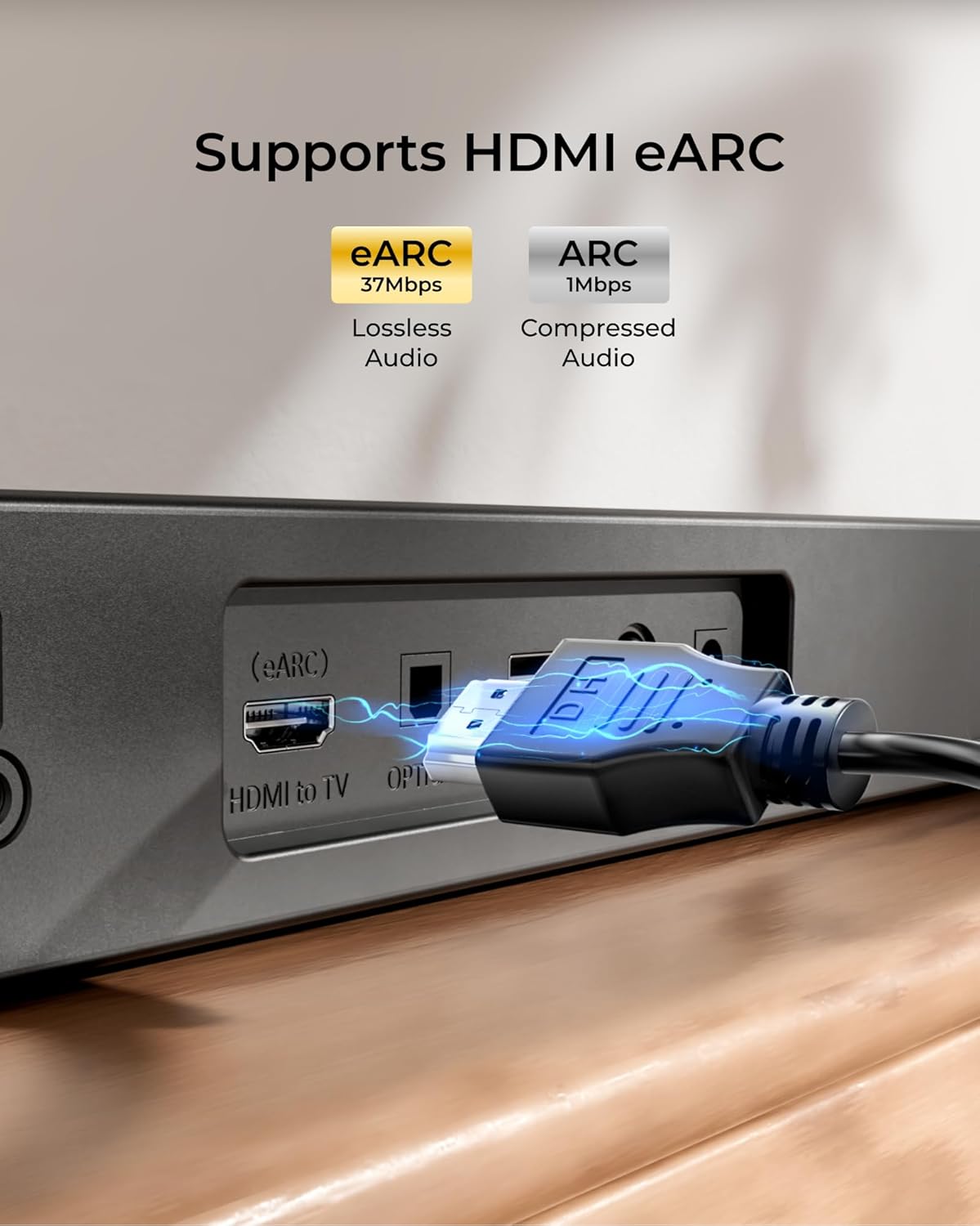 ULTIMEA 3.1.2ch Sound Bar with Dolby Atmos, Surround Sound System for TV with 6.5 inch Subwoofer, Sound Bar for Smart TV, Soundbar with Subwoofer for Home Theater, BT 5.4, HDMI eARC, Skywave F30 Boom - Image 7