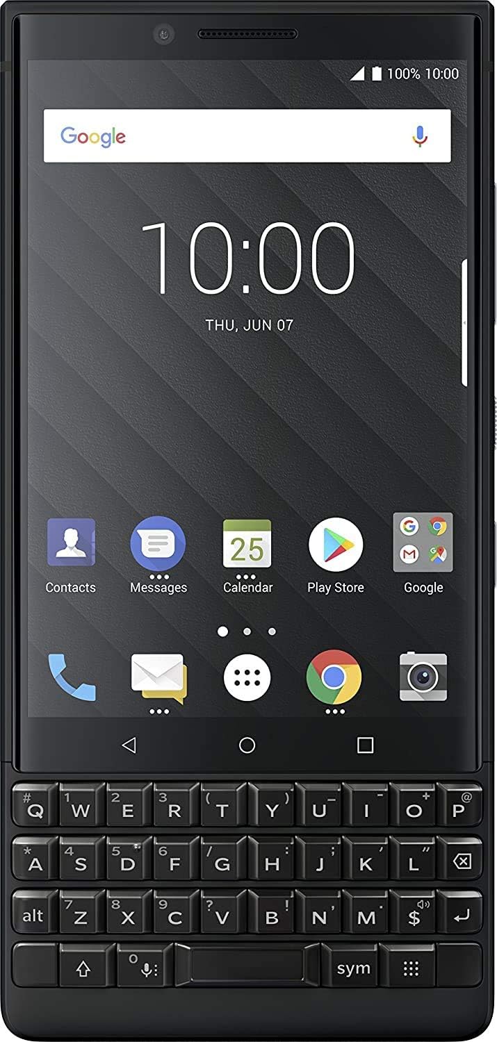 BlackBerry KEY2 BBF100-2 64GB Unlocked GSM Android SmartPhone - Black