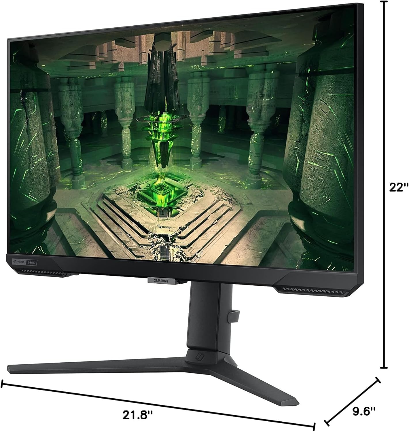 SAMSUNG 25" Odyssey G4 Series FHD Gaming Monitor, IPS, 240Hz, 1ms, G-Sync Compatible, AMD FreeSync Premium, HDR10, Ultrawide Game View, DisplayPort, HDMI, Fully Adjustable Stand, LS25BG402ENXGO - Image 17
