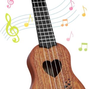 YEZI Kids Toy Classical Ukulele Guitar Musical Instrument, Maroon