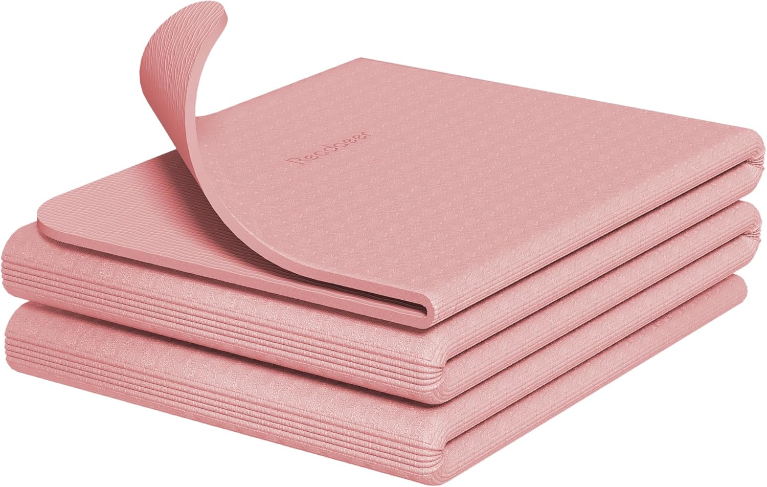 Readaeer Foldable Yoga Mat for Travel Folding Yoga Mat 6mm Thick with Carrying Bag, Non-Slip TPE Exercise Pilates Mat for 72" L x 24" W x 0.24 Inch - Image 7