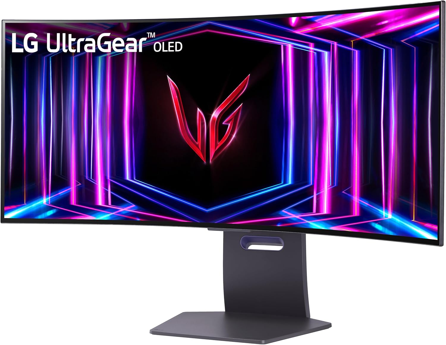 LG 34GS95QE 34-inch Ultragear OLED Curved Gaming Monitor WQHD 1440p 800R 240Hz 0.03ms AMD FreeSync Premium Pro NVIDIA G-Sync HDMI 2.1 DisplayPort Tilt/Height/Swivel Stand Black - Image 10