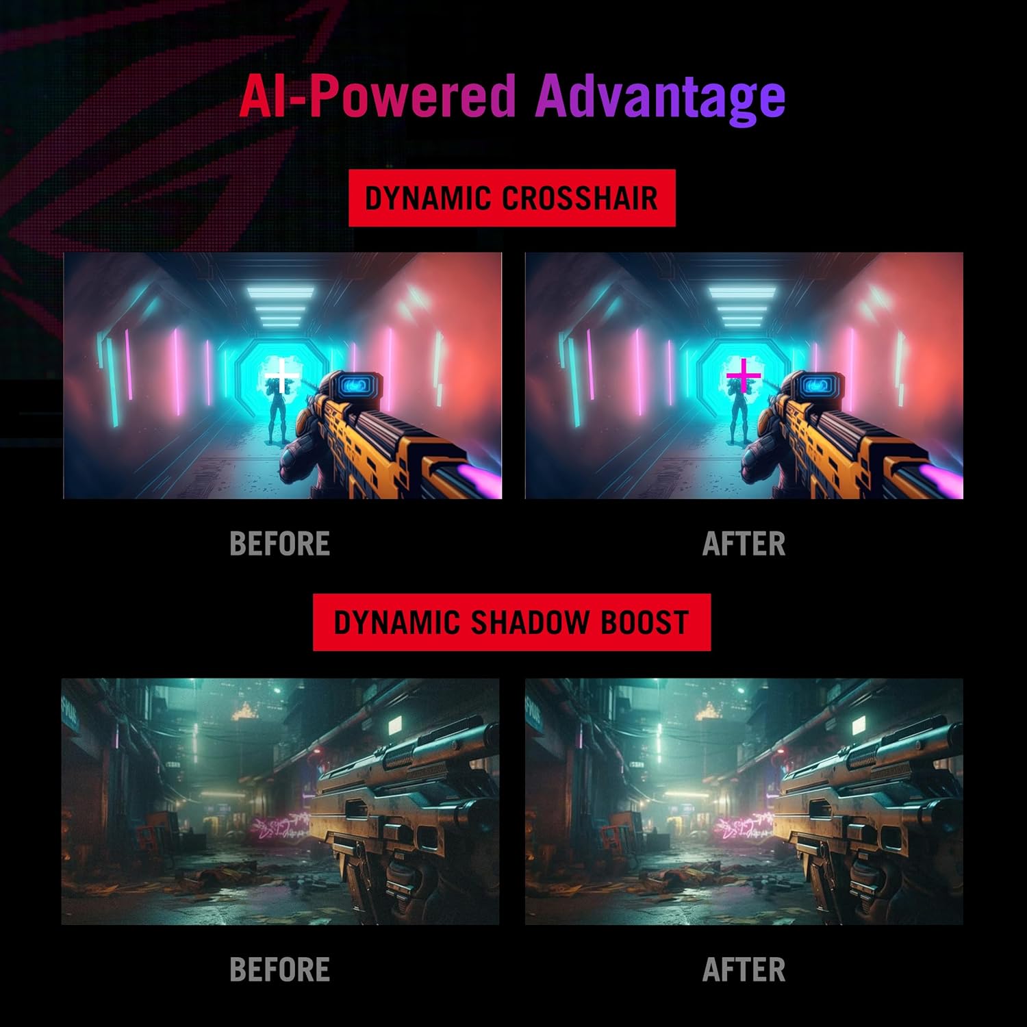 ASUS ROG Strix 25” (24.5” viewable) Esports Gaming Monitor (XG259QNS) - Full HD, 380Hz, 0.3ms, Fast IPS, Extreme Low Motion Blur Sync, FreeSync Premium, DisplayWidget, Ergonomic, 3 yr Warranty - Image 5