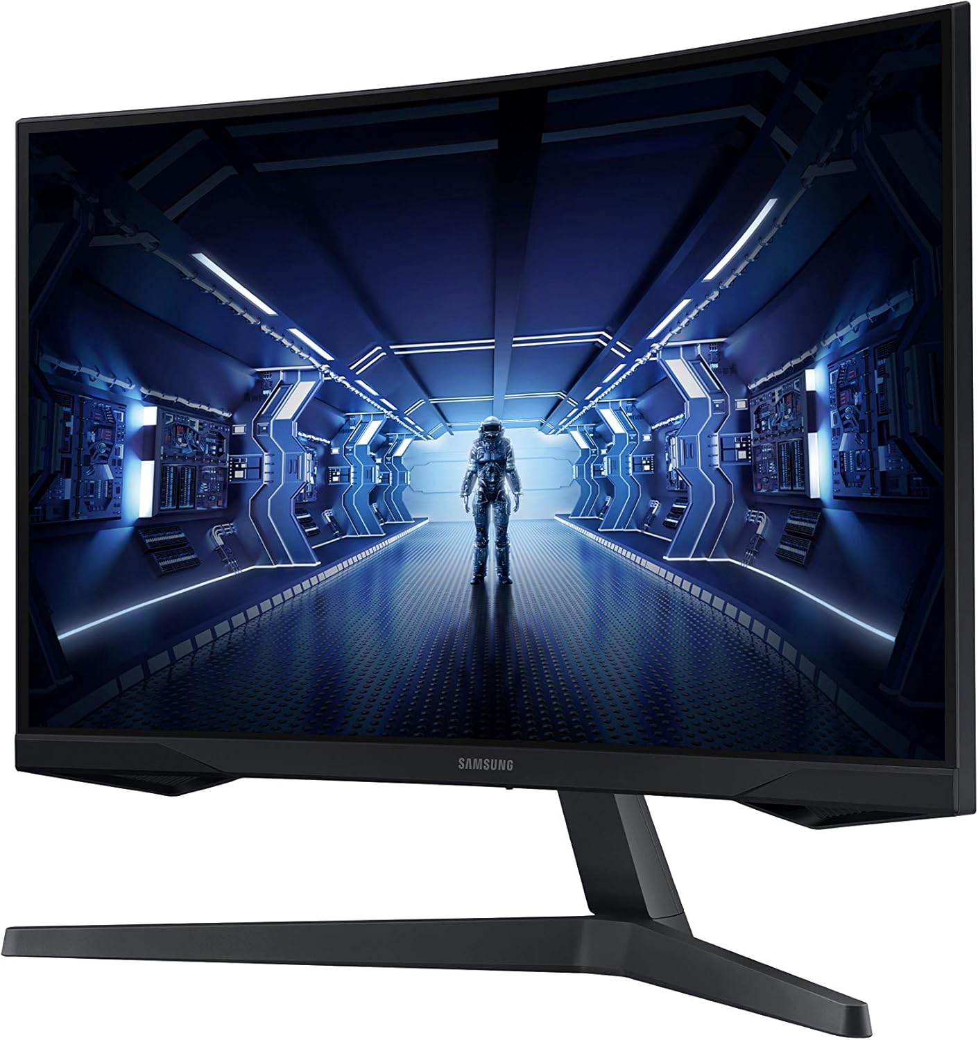 Samsung 34' Odyssey G5 Ultra-Wide Gaming Monitor with 1000R Curved Screen, 165Hz, 1ms, FreeSync Premium, Large Display, Eye Comfort, Multiple Ports, WQHD, LC34G55TWWNXZA, Black - Image 2