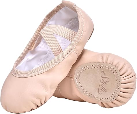 Stelle Ballet Shoes for Girls Toddler Ballet Slippers Soft Leather Boys Dance Shoes