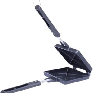 Satre Online and Marketing Non Stick Aluminium 4 Cut Toaster, Sandwich Maker, 4 Slice Cut