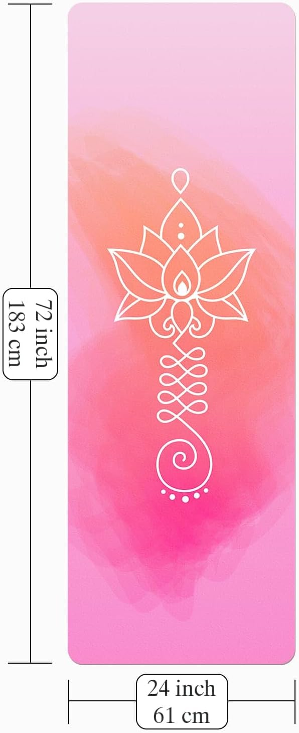 Travel Yoga Mat, Non-slip Foldable Travel Fitness Mat With Carry Bag for Yoga, Exercise, Pilates, 1.5mm Thick Lightweight Exercise Yoga Mat for Women - Image 2