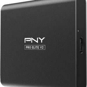 PNY Pro Elite V2 1TB USB 3.2 Gen 2×1 Type-C Portable Solid State Drive (SSD) – (PSD0CS2160-1TB-RB)